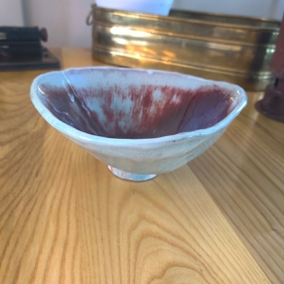 Custom pottery glazed bowl trinket bowl - Picture 4 of 5